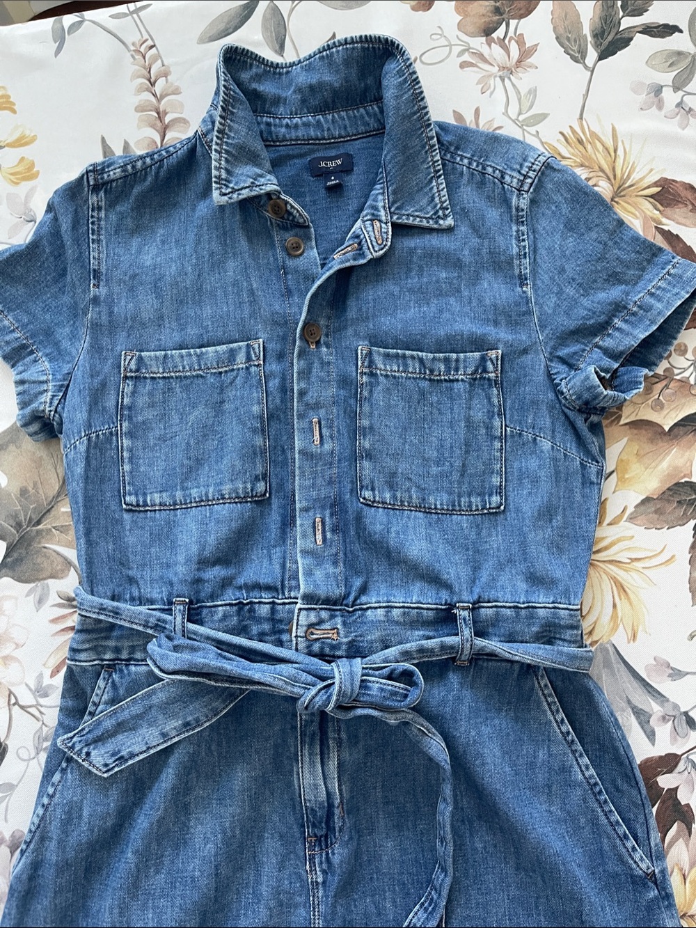 J. Crew Women’s demim dress. Worn once.